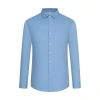 New Modal long-sleeved shirt for men, solid color, anti-wrinkle, drape, casual, no-iron business wear, white shirt for men's business wear Item Picture